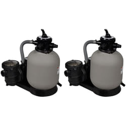 Pompa con Filtro a Sabbia 2 pz 600 w 17000 l/h Vidaxl