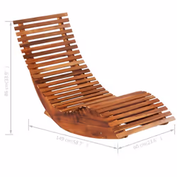 VidaXL 277093 sedia da esterno Salone Legno di acacia - Vista aggiuntiva 5