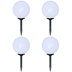 Lampade da Sentiero 4 pz led 30 cm con Picchetto Vidaxl 76387