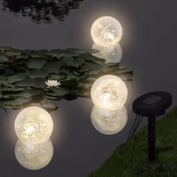 Lampade LED Galleggianti 6 pz per Stagno e Piscinacod mxl 119251 - Vista aggiuntiva 2