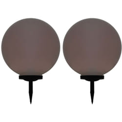 Lampade Solari da Esterno 2 pz led Sferiche 50 cm rgb Vidaxl 53472