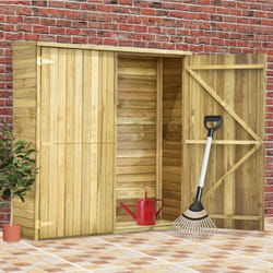 Rimessa Attrezzi da Giardino 163x50x171 cm in Pino Impregnato Vidaxl