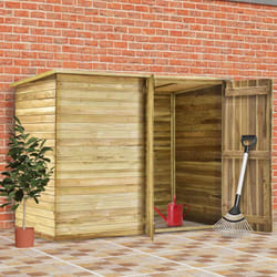 Ripostiglio da Giardino 232x110x170 in Legno di Pino Impregnato Vidaxl