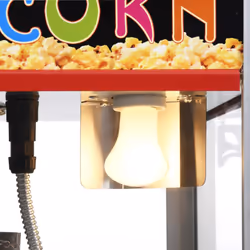 VidaXL 51058 macchina per popcorn Nero, Rosso, Acciaio inox 1400 W - Vista aggiuntiva 4