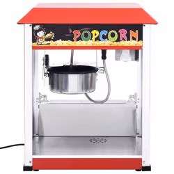 VidaXL 51058 macchina per popcorn Nero, Rosso, Acciaio inox 1400 W - Vista aggiuntiva 6