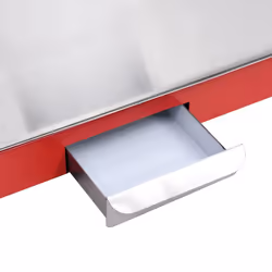 VidaXL 51058 macchina per popcorn Nero, Rosso, Acciaio inox 1400 W - Vista aggiuntiva 8