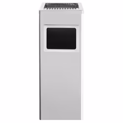 Pattumiera con Posacenere da Albergo 36 L Acciaio Inox cod mxl 127614 - Vista aggiuntiva 3