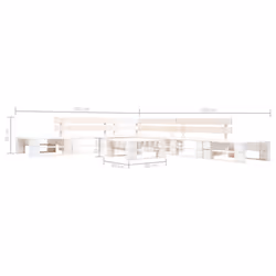 VidaXL 277395 set mobili da esterno