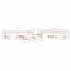 VidaXL 277403 set mobili da esterno