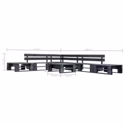 VidaXL 277428 set mobili da esterno