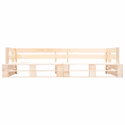 Divano da Giardino a 2 Posti su Pallet Naturale in Legnocod mxl 71283
