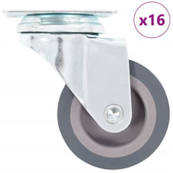 Ruote Girevoli 16 pz 50 mm Vidaxl 473816