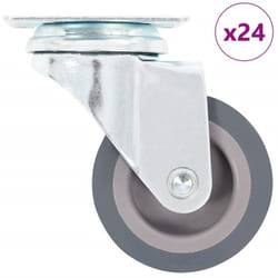 Ruote Girevoli 24 pz 50 mm Vidaxl 724725