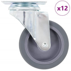 Ruote Girevoli 12 pz 75 mm Vidaxl 771699