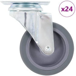 Ruote Girevoli 24 pz 75 mm Vidaxl 545280