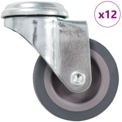 Vidaxl - Ruote Girevoli con Foro per Bullone 12 pz 50 mm