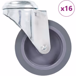 Questo set, composto da 16 rotelle girevoli con foro per bulloni, costituisce l'accessorio perfetto per attrezzature e mobili ...