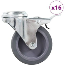 Vidaxl - Ruote Girevoli con Foro per Bulloni 16 pz 75 mm 960089