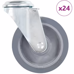 Questo set, composto da 24 rotelle girevoli con foro per bullone, costituisce l'accessorio perfetto per attrezzature e mobili ...