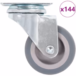 Questo set, composto da 144 rotelle girevoli, costituisce l'accessorio perfetto per attrezzature e mobili di piccole dimensio ...