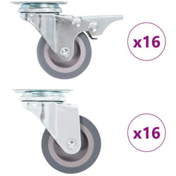 Ruote Girevoli 32 pz 50 mm vidaXL685862