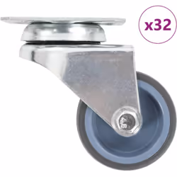 Questo set, composto da 32 ruote gemellate girevoli, costituisce l'accessorio perfetto per attrezzature e mobili di piccole d ...