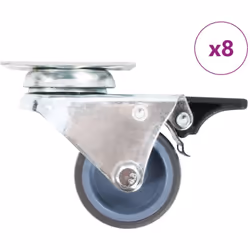 Questo set, composto da 8 rotelle gemellate, costituisce l'accessorio perfetto per attrezzature e mobili di piccole dimension ...
