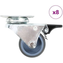 Ruote Girevoli Gemellate 8 pz 50 mm - Vidaxl