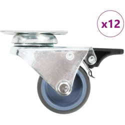 Ruote Girevoli Gemellate 12 pz 50 mm - Vidaxl