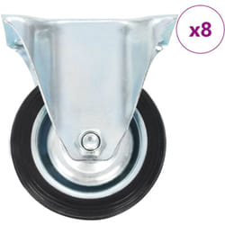 Rotelle Fisse 8 pz 75 mm Vidaxl 397205