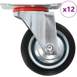 Ruote Girevoli 12 pz 75 mm Vidaxl 918346