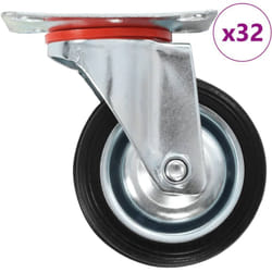 Ruote Girevoli 32 pz 75 mm Vidaxl 942695