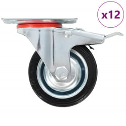 Ruote Girevoli 12 pz 75 mm Vidaxl 675204