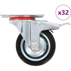Ruote Girevoli 32 pz 75 mm Vidaxl