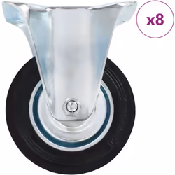 Questo set, composto da 8 rotelle fisse, costituisce l'accessorio perfetto per attrezzature e mobili di piccole dimensioni co ...