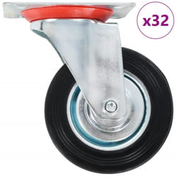 Ruote Girevoli 32 pz 100 mm Vidaxl