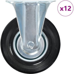 Vidaxl - Rotelle Fisse 12 pz 125 mm 986661