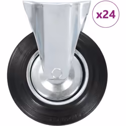 Questo set, composto da 24 rotelle fisse, costituisce l'accessorio perfetto per attrezzature e mobili di piccole dimensioni c ...