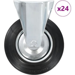 Rotelle Fisse 24 pz 200 mm Vidaxl