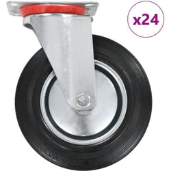 Ruote Girevoli 24 pz 200 mm Vidaxl 767761
