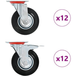 Vidaxl - Ruote Girevoli 24 pz 125 mm 54242