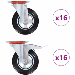 Questo set, composto da 32 rotelle girevoli, costituisce l'accessorio perfetto per attrezzature e mobili di piccole dimension ...