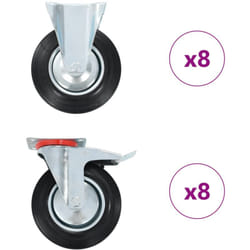 Rotelle 16 pz 200 mm Vidaxl 819474