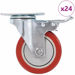 Queste rotelle girevoli sono caratterizzate da una capacità di carico massima di 80 kg e costituiscono l'accessorio perfetto ...