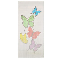 Tenda Antimosche per Porte in Bambù 90x200 cm