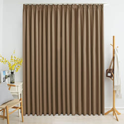 Tenda Oscurante con Ganci Grigio Talpa 290x245 cm Vidaxl 31658