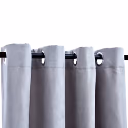 Tende Oscuranti con Anelli in Metallo 2 pz Grigie 140x225 cmcod mxl 127510 - Vista aggiuntiva 3