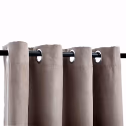 Tende Oscuranti con Anelli Metallo 2 pz Grigio Talpa 140x175 cmcod mxl 103392 - Vista aggiuntiva 3