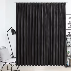 Le nostre eleganti tende in velluto si adattano alla perfezione al vostro salotto, camera da letto, spazio ufficio, ecc. Forn ...