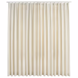 TendaOscurante con Ganci Crema in Velluto 290x245 cmcod mxl 97074 - Vista aggiuntiva 2